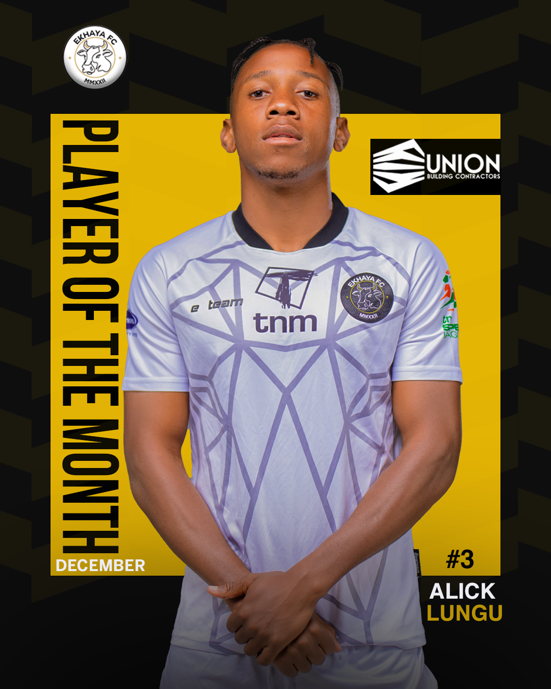 Lungu Named December Player of the Month