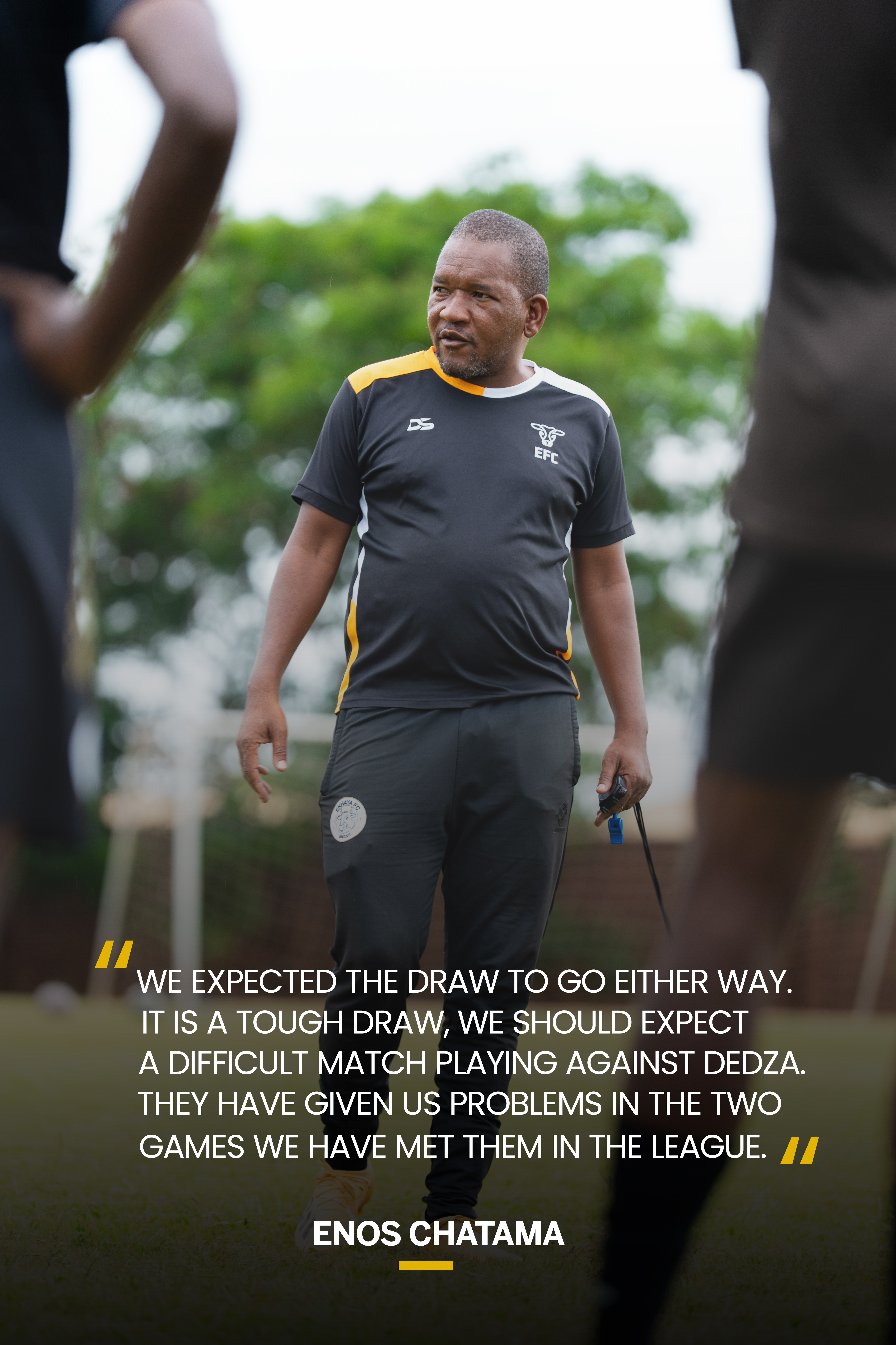 Chatama Urges Caution as Ekhaya FC Draw Goshen Dedza Dynamos in Castel Challenge Cup